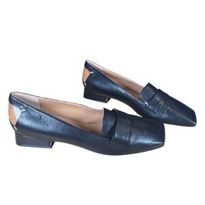 Maison Margiela Décortiqué Four-Stitch Square Toe Loafers Black Size 41